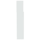 sengegavl med opbevaring 200x19x103,5 cm hvid