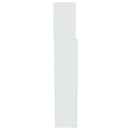sengegavl med opbevaring 200x19x103,5 cm hvid