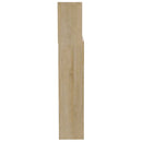 sengegavl med opbevaring 200x19x103,5 cm sonoma-eg