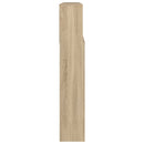 sengegavl med opbevaring 220x19x103,5 cm sonoma-eg