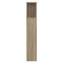 sengegavl med opbevaring 100x18,5x102,5 cm sonoma-eg
