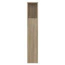 sengegavl med opbevaring 100x18,5x102,5 cm sonoma-eg