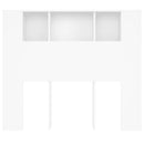 sengegavlskab hvid 120x18,5x102,5 cm