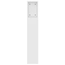 sengegavl med opbevaring 140x18,5x104,5 cm hvid