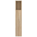 sengegavl med opbevaring 140x18,5x104,5 cm sonoma-eg
