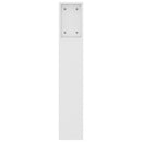 sengegavl med opbevaring 160x18,5x104,5 cm hvid