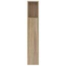 sengegavl med opbevaring 160x18,5x104,5 cm sonoma-eg