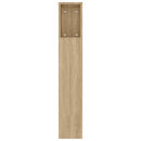 sengegavl med opbevaring 180x18,5x104,5 cm sonoma-eg