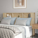 sengegavl med opbevaring 180x18,5x104,5 cm sonoma-eg
