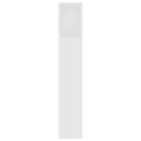 sengegavl med opbevaring 200x18,5x104,5 cm hvid