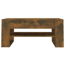 sofabord 102x55x45 cm konstrueret træ røget egetræsfarve