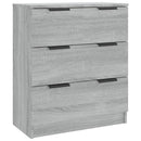 skænk 60x30x70 cm konstrueret træ grå sonoma-eg
