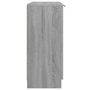 skænk 60x30x70 cm konstrueret træ grå sonoma-eg