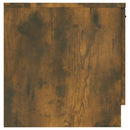 sengeborde 40x39x40 cm 2 stk. røget egetræsfarve