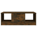 sofabord 102x50x36 cm konstrueret træ røget egetræsfarve
