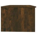 sofabord 102x50x36 cm konstrueret træ røget egetræsfarve