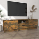 tv-bord 140x35x40 cm konstrueret træ røget egetræsfarve