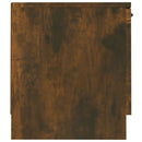 tv-bord 140x35x40 cm konstrueret træ røget egetræsfarve