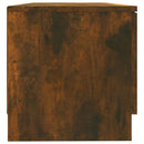 tv-bord 80x35x36,5 cm konstrueret træ røget egetræsfarve