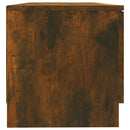 tv-borde 2 stk. 80x35x36,5 cm konstrueret træ røget egetræ