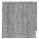 tv-borde 2 stk. 80x35x36,5 cm konstrueret træ grå sonoma-eg