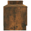 tv-bord 158,5x36x45 cm konstrueret træ røget egetræsfarve