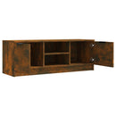 tv-bord 102x35x36,5 cm konstrueret træ røget egetræsfarve