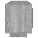 tv-bord 102x35x45 cm konstrueret træ grå sonoma-eg