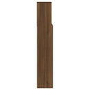 sengegavl med opbevaring 140x19x103,5 cm brun egetræsfarve