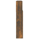sengegavl med opbevaring 220x19x103,5 cm røget egetræsfarve