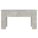 sofabord 101x49x52 cm konstrueret træ betongrå