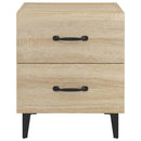sengebord 40x35x47,5 cm sonoma-eg