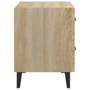 sengeborde 40x35x47,5 cm 2 stk. sonoma-eg
