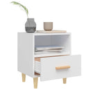 sengebord 40x35x47 cm 2 stk. hvid