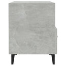 sengebord konstrueret træ betongrå
