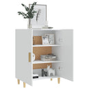skænk 70x34x90 cm konstrueret træ hvid