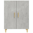 skænk 70x34x90 cm konstrueret træ betongrå