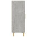 skænk 70x34x90 cm konstrueret træ betongrå