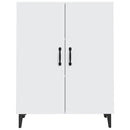 skænk 70x34x90 cm konstrueret træ hvid