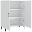 skænk 70x34x90 cm konstrueret træ hvid