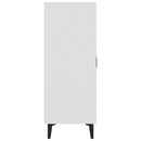 skænk 70x34x90 cm konstrueret træ hvid