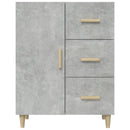 skænk 69,5x34x90 cm konstrueret træ betongrå