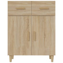 skænk 69,5x34x89 cm konstrueret træ sonoma-eg