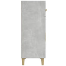 skænk 69,5x34x89 cm konstrueret træ betongrå