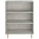 skænk 69,5x32,5x90 cm konstrueret træ betongrå