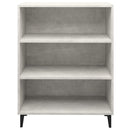skænk 69,5x32,5x90 cm konstrueret træ betongrå