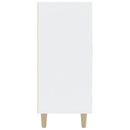 skab 90x34x80 cm konstrueret træ hvid