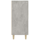 skab 90x34x80 cm konstrueret træ betongrå