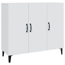 skab 90x34x80 cm konstrueret træ hvid