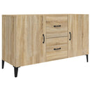 skænk 100x36x60 cm konstrueret træ sonoma-eg